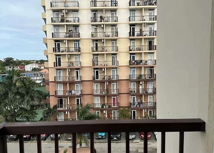 Minimalist With Balcony And Pool Apartment